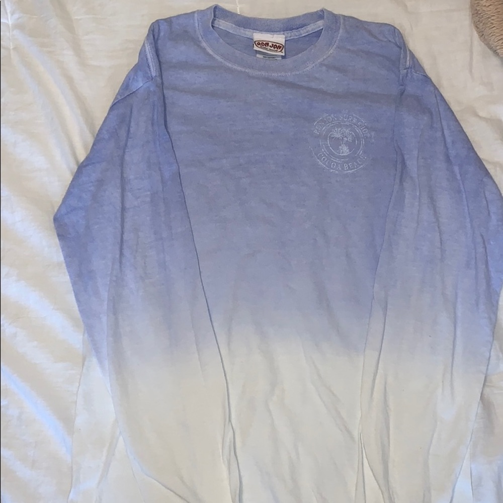 RON JON ombre cocoa beach long sleeve shirt